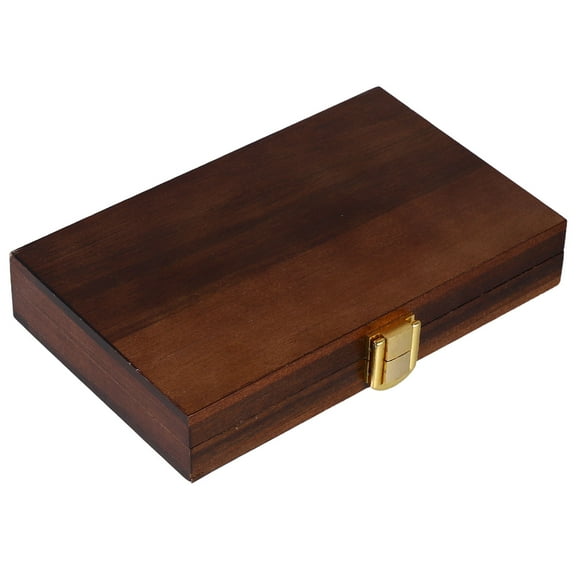 SEWCHICS Portable Wooden Watercolor Palette Box with 36 Separate Mixing Slots, Compact Art Supply Organizer for Painting