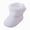 White, variant on NOLDARES Baby Booties Organic Cotton Infant Bootie Warm Cozy Soft Sock Shoes Adjustable Boots for Newborn Boys Girls(White,4.5)