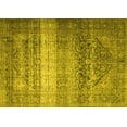 thumbnail image 1 of Ahgly Company Machine Washable Indoor Rectangle Persian Yellow Traditional Area Rugs, 2' x 5', 1 of 4