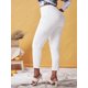 thumbnail image 4 of Pantalones vaqueros rotos angustiados de gran altura. Rosegal  Vaqueros de talla grande, 4 of 5