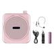 thumbnail image 2 of Amplificador de voz Personal, minialtavoz amplificador de voz portátil, recargable para múltiples ubicaciones, profesores de aula y cantantes , Rosa, 2 of 8