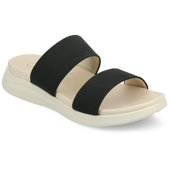 Journee Womens Janis Slip On Sandals