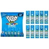 Push Pop Blue Colorfest - Blue Raspberry Lollipops Bulk Candy - 10 Count Individually Wrapped Lollipops - Assorted Candy