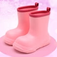 thumbnail image 5 of Edvintorg Toddler Rain Boots Baby Kids Easy-On Lightweight Rainboots Children Waterproof Shoes for Boys Girls 2-9 Years, 5 of 8