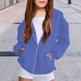 thumbnail image 2 of XXWXYD Kids Zip Up Hoodie Cozy Cotton-Polyester Sweatshirt Long Sleeve Jacket with Pockets Winter Fall Outerwear, 2 of 6