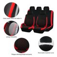 thumbnail image 3 of TIANLAIMEI Car Seat Covers, Full Set Front and Rear Back Seat Cushion Protector, Airbag Compatible, Car Accessories Universal Fit for Most Cars, 3 of 6