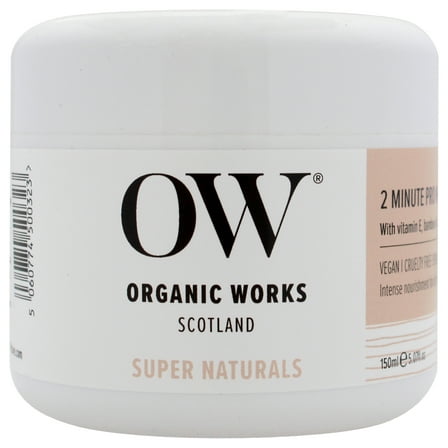 Organic Works Super Naturals 2 Minute Pro Nourish Hair Mask , 5.07 oz Mask
