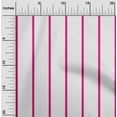 thumbnail image 1 of oneOone Silk Tabby White Fabric Pin Stripe Quilting Supplies Print Sewing Fabric By The Yard 42 Inch Wide, 1 of 4
