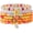Orange Yellow, variant on Bohemian Turtles Heishi Beaded Stretch Bracelets For Women Polymer Clay Colorful Flower Vinyl Disc Surfer Layering Stackable Beads Preppy Bracelet Friendship Summer Beach Jewelry Set