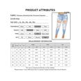 thumbnail image 2 of Gvmfive Women's Plus Size Stretch Ripped Distressed Skinny Jeans, 2 of 6