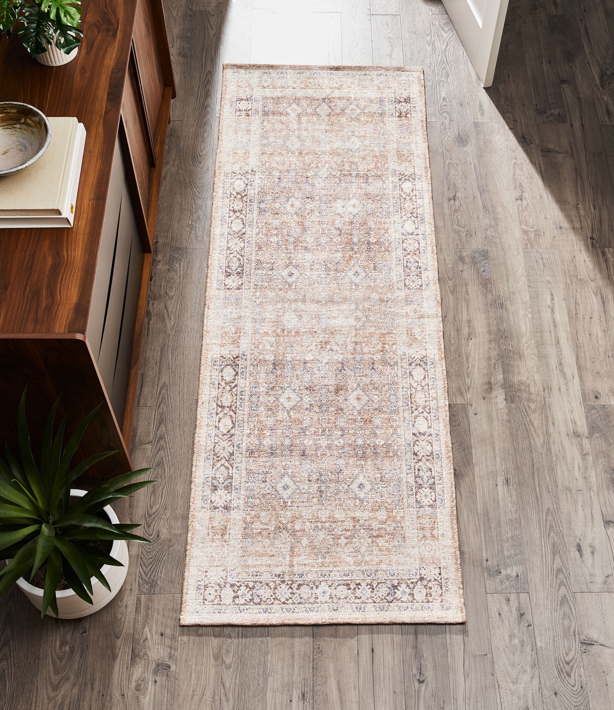 Better Homes & Gardens Neutral Persian Indoor 2.5' x 7' Runner Rug