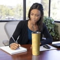 thumbnail image 4 of Lemon Skinny Tumbler with Lid Straw Insulated Leakproof Coffee Travel Mug Decorative 20 oz Tumbler for Home Office Supplies Camping Outdoor, 4 of 7
