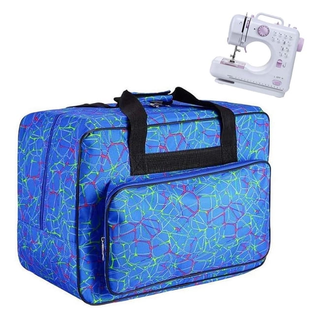 Funda para máquina de coser JanTeelGO de nylon acolchada, bolso tote 45 x 23 x 31 cm