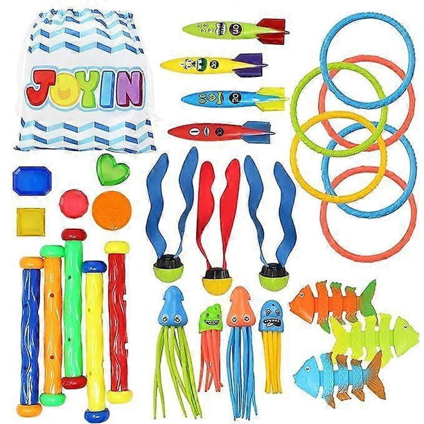 Beach pool party water toys Children's outdoor pool treasure hunt diving water DIY toy set