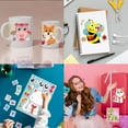 thumbnail image 6 of 32 Sheets Valentine’s Day Make-a-Face Sticker, DIY Make Your Own Animal & Little Angel Stickers for Kids Boys Girls, Valentine’s Day Party Favors Supplies & Activity Crafts, 6 of 7