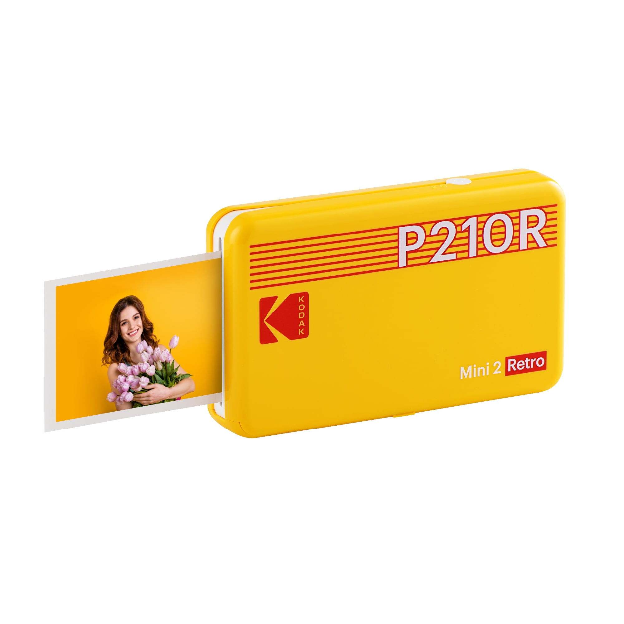 KODAK Mini 2 Retro 4PASS Portable Photo Printer (2.1x3.4 inches) + 8