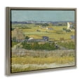 thumbnail image 4 of Stupell Industries Van Gogh The Harvest Landscape Landscape & Nature Painting Brown Floater Framed Canvas Art Print Wall Art, 21 x 17, 4 of 10