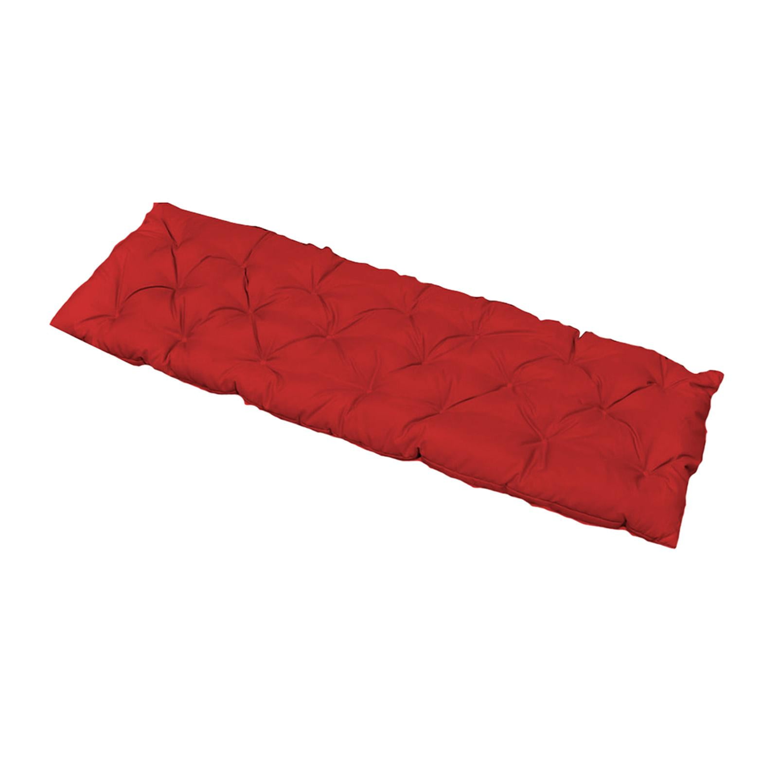 Replacement Cushion Long Seat Cushion is Indoor Patio Wicker Dining Table , Red 120x50cm