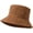 Brown, variant on Unisex Corduroy Bucket Hat Adjustable Size Long Brim Fisherman Cap for Women Men