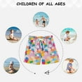 thumbnail image 6 of FORMRS Boys Swim Trunks Quick Dry Mesh Liner Boardshorts Sizes XS-XL, Purple Colorful Circles, 6 of 7