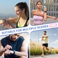 thumbnail image 7 of Uxcell Watch Band Holder Loop, Universal Silicone Watch Replacement Band Strap Keeper Parts for Smart Sport Light Pink 22 mm, 7 of 7