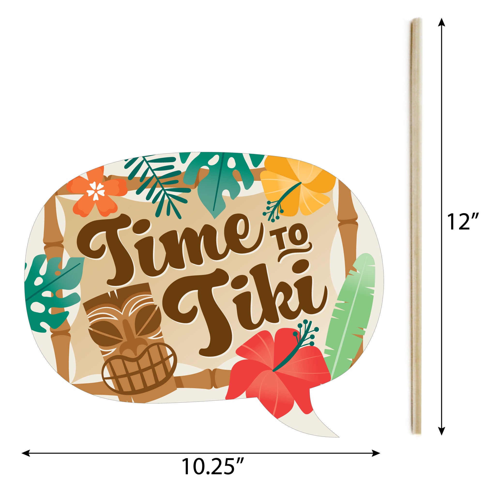 Tropical Luau Einladungskarten – 12 Stück Mit Umschlägen, Hawaiianisches Strand-Party-Design