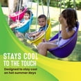 thumbnail image 6 of Swurfer Coconut Toddler Swing – Comfy Baby Swing Outdoor, Safe Quick Click Locking System, Easy Installation, Ages 6 - 36 Months, Blue, 6 of 8