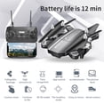 thumbnail image 4 of Drone with Dual 1080p Hd Fpv Camera, Fixed Point Hover, Anti-Shake Aerial Shot, Remote Control Toys Gifts for Boys and Girls, 4 of 11