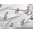thumbnail image 2 of Soimoi Tissu en Crêpe de Polyester Imprimé Bloc Floral 1 Yard 52 Inch Wide, 2 of 3