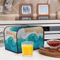 thumbnail image 5 of KLL Beach Print 2 Slice Toaster Dust Covers Kitchen Small Appliance Cover with 2 Pockets,Can hold Jam Spreader Knife & Toaster Tongs (11.4 x 7.9 x 7.5), 5 of 6
