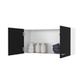 thumbnail image 5 of CoSoTower Rectangle 2-Door Wall Cabinet Carbon Espresso, 5 of 6