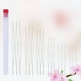thumbnail image 6 of Murdoffiu stitching needle 18pcs Handwork Beading Needles Kit Threaders Set Sewing Needles with Storage Bottle DIY Jewelry Making Accessaries (4.5/5.8/7.6/10.2/11.5/12.8, 3 for each, Red Cover), 6 of 7