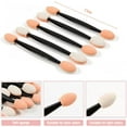 thumbnail image 2 of 50pcs Eyeshadow Applicators, Double Sided Sponge Make Up Applicators, Cleaning-free Disposable Eyeshadow Brushes Shadow Foam, for Nail Art & Eyes Makeup, 2 of 5