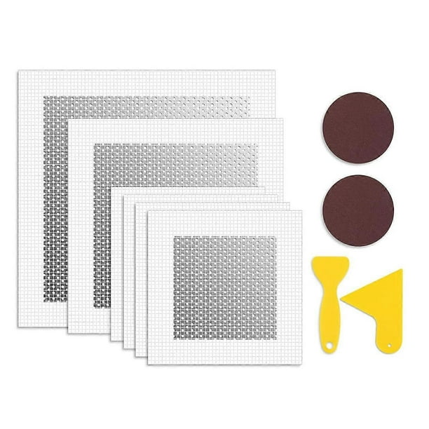 Drywall Repairs Kit, 6 Pieces Wall Patch Kits, 4/6/8 Inch Dry Wall Hole Repair Patch Metal Patch, Ex