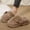 Khaki, variant on Women's Winter Cute Pearl Fuzzy Closed Toe Slippers, Non-Slip Warm Plush Home Slippers, Adorable Cozy Indoor Footwear for Daily Winter Wear Khaki 40