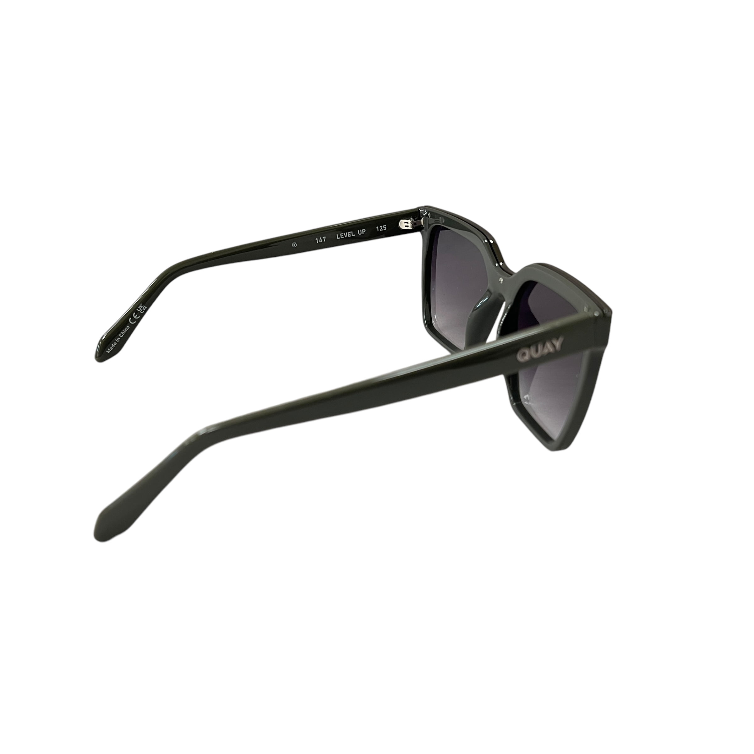 Quay Women's Level Up Square Sunglasses - Grey Smoke