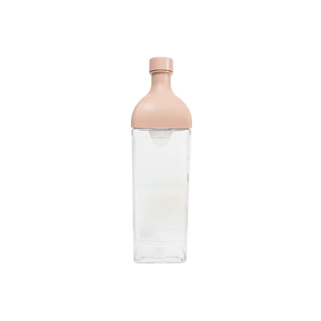 Botella de té Cold Brew Hario Ka-Ku 1200 ml, color rosa ahumado