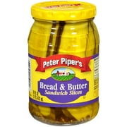 Peter Piper's: Sandwich Slices Bread & Butter, 18 fl oz