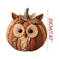 thumbnail image 2 of DIY Animal Themed Pumpkin Sewing Craft Kit Fall Harvest Handmade Tabletop Ornament Making Set for Home Mantel Shelf Halloween Party Craft Supplies, 2 of 9