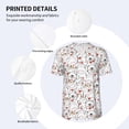 thumbnail image 5 of Rocae Cat Bear Rabbit for Breathable Men's Baseball T-Shirt Fashionable Casual Baseball Jersey, Moisture-wicking Sportswear, 5 of 9