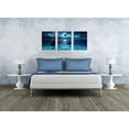 thumbnail image 3 of Canvas Wall Art Moon Sea Ocean Landscape Pictures for Living Room Wall Decoration Dathroom Decor Wall Art Paintings for Bedroom Modern Framed Artwork Canvas Prints 3 Panels Wall Art 12x16inchx3pcs, 3 of 6