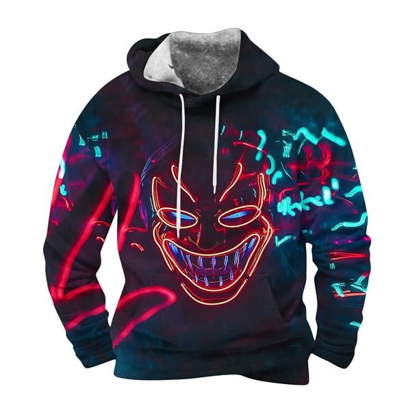 Sudadera con capucha para hombre, diseño de Día de Todos los Santos, con bolsillos, manga larga, sudadera con capucha, sudadera con capucha, blusa de poliéster para hombre