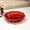 Red, variant on Popcorn Bowl,Salad Bowl,Clear Plastic Serving Bowl, Round Multipurpose Bowl, Reusable Transparent Tray for Fruit Salad Snack Popcorn Party Serving(White)
