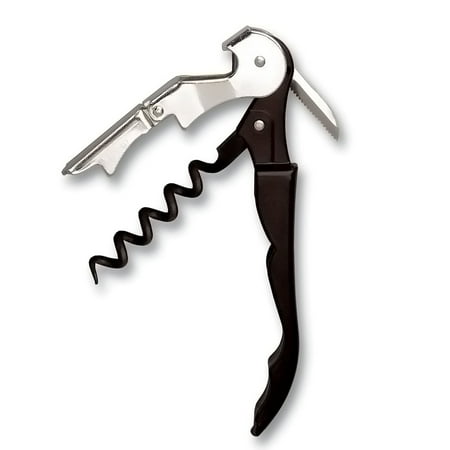 Best Wine Opener Waiters Corkscrew Wine Opener with Redwood Handle, All-in-one Corkscrew, Bottle Opener and Foil Cutter, Best Choice of Sommeliers, Waiters and Bartenders ()