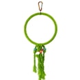 thumbnail image 2 of LiMimmuu Parrot Sewing Toy Parrot Perch Toy Bite Resistant Parrot Sewing Toy Parrot Sewing Toy Bite Resistant Rope Cockatiel Conure Parakeet Birds Triangle, 2 of 6
