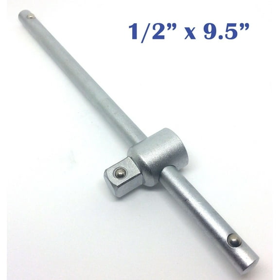 MTP ® 1/2" x 10" Sliding T-Handle Socket Breaker Bar Wrench 1/2 in Drive Ratchets T-Bar Torque