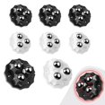 thumbnail image 1 of 8PCS Furniture Casters, 360 Rotating Movable Pulley 3 Steel Ball Casters, Self-Adhesive Casters, Swivel Casters, Small Caster for Trash Cans Boxes Flower Pots, 1 of 5
