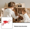 thumbnail image 4 of LIFKOME Brouette Mini Rouge Micro Scène de Cour en Fer 1 Pcs, 4 of 8