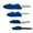 Blue, variant on Blade Guard Knife Blade Protectors Chef’s Set Made in USA, Green