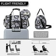 thumbnail image 3 of Floral Womens Gym Tote Duffle Bag with Wet Pocket & Shoe Compartment, Forest Travel Duffel Bag Overnight Weekender Hospital Tote Girls Workout Carry on Bag with Luggage Sleeve, 3 of 6